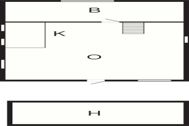 2 person holiday home in Svaneke-By Traum-Floor plan