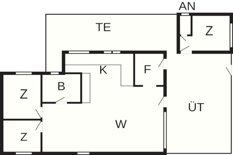 6 persoons vakantie huis in Hals-By Traum - Plattegrond