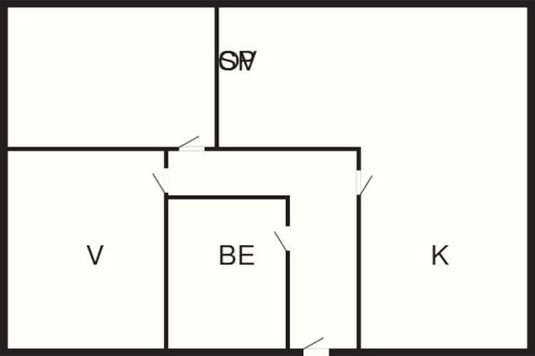 4 person holiday home in Højer-By Traum-Floor plan