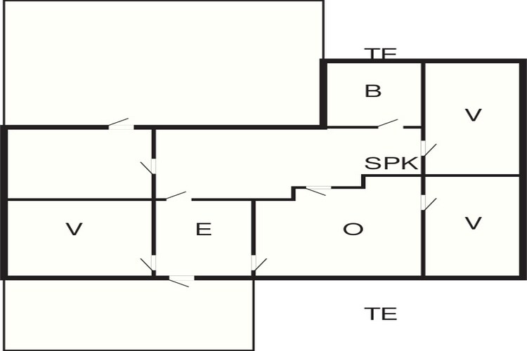 Sfeervolle retraite in Rudbol -- By Traum Ferienwohnungen-Plattegrond