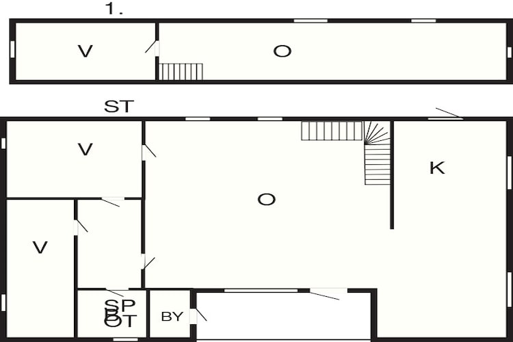 6 persoons vakantie huis in Vestervig-Plattegrond