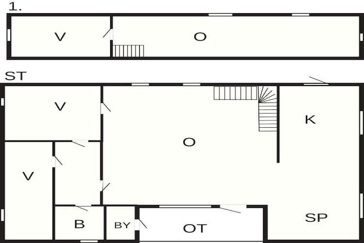 6 persoons vakantie huis in Vestervig-Plattegrond