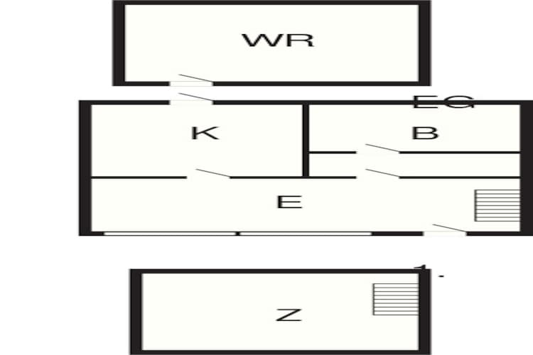 2 person holiday home in Bogense-By Traum-Floor plan
