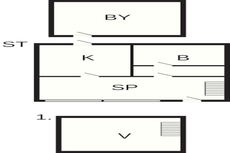 2 person holiday home in Bogense-By Traum-Floor plan