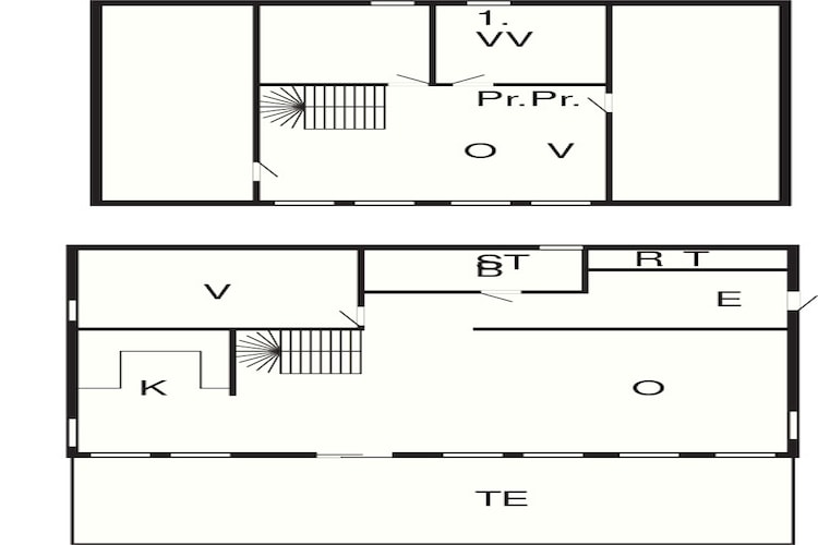 Maison de vacances pour 6 a ETNE-Plan d'étage