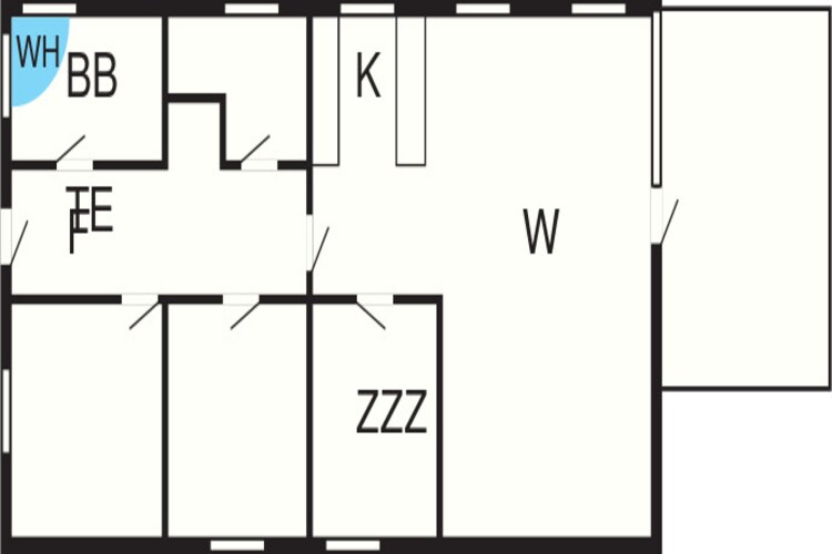 8 persoons vakantie huis in Ålbæk-Plattegrond
