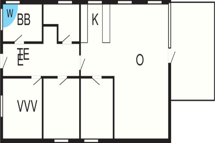 8 persoons vakantie huis in Ålbæk-Plattegrond