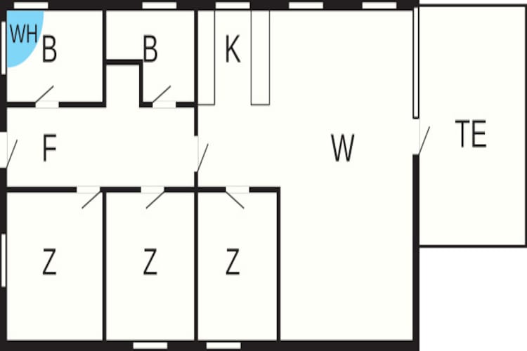 8 persoons vakantie huis in Ålbæk-Plattegrond