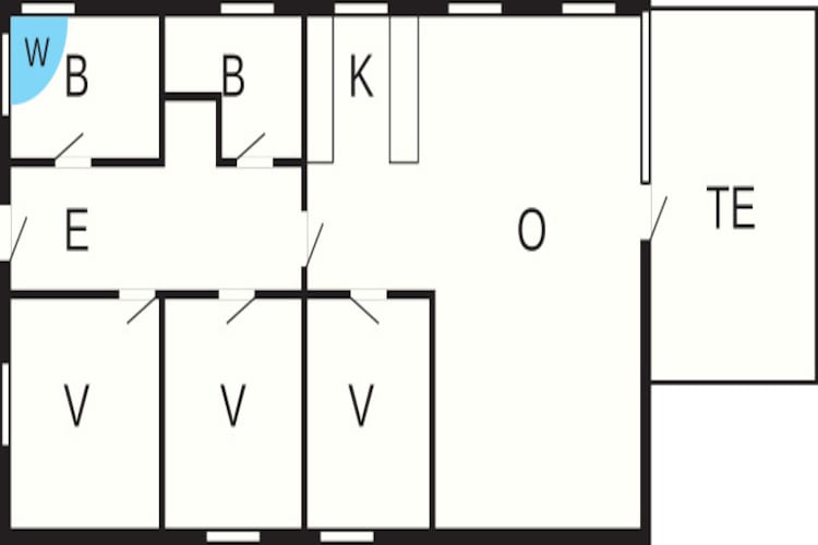 8 persoons vakantie huis in Ålbæk-Plattegrond