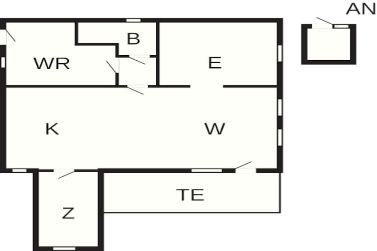 6 persoons vakantie huis in Føllenslev-Plattegrond