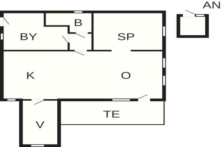 6 persoons vakantie huis in Føllenslev-Plattegrond