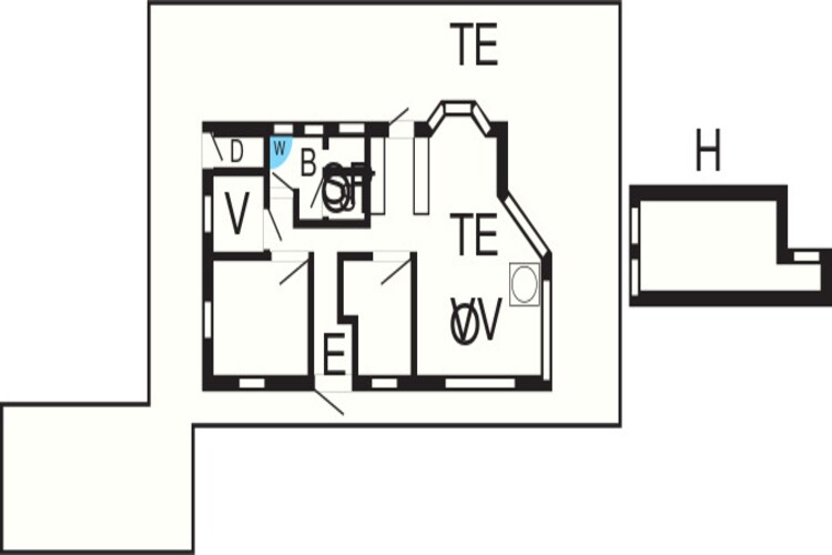 8 persoons vakantie huis in Ulfborg-Plattegrond