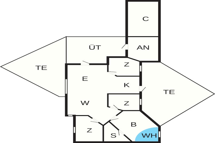6 persoons vakantie huis in Sjølund-Plattegrond