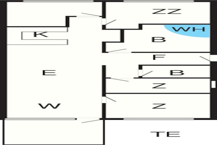 Luxe Spa Appartement in Sondervig -- By Traum Ferienwohnungen-Plattegrond