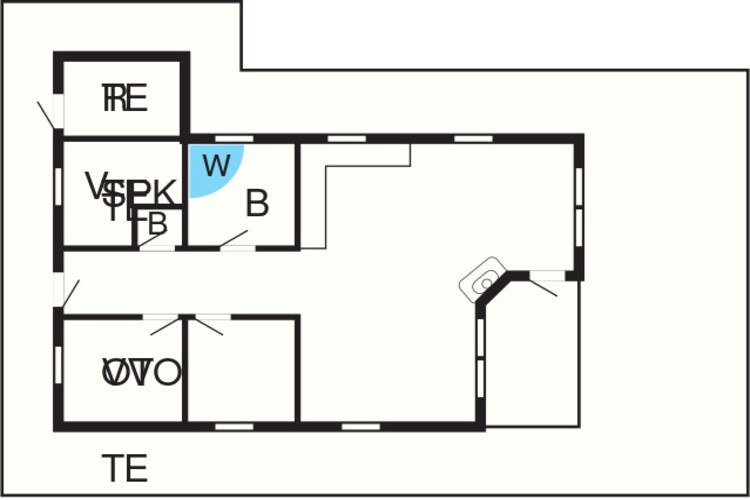 Ruim toevluchtsoord met whirlpool -- By Traum Ferienwohnungen-Plattegrond