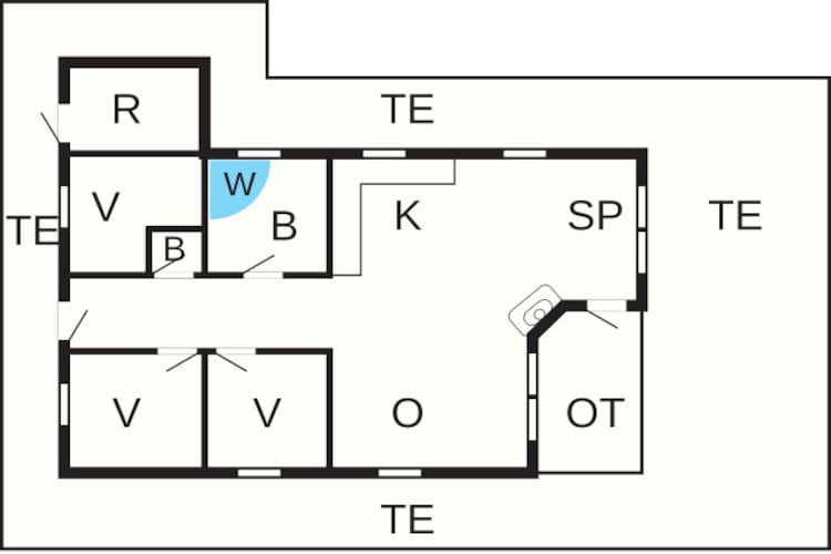 Ruim toevluchtsoord met whirlpool -- By Traum Ferienwohnungen-Plattegrond