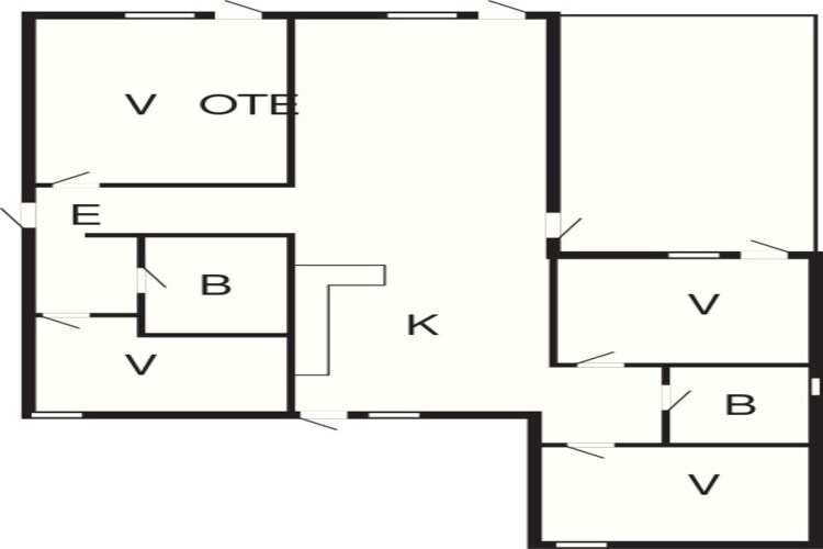 Kustparadijs in oster Hurup -- By Traum Ferienwohnungen-Plattegrond