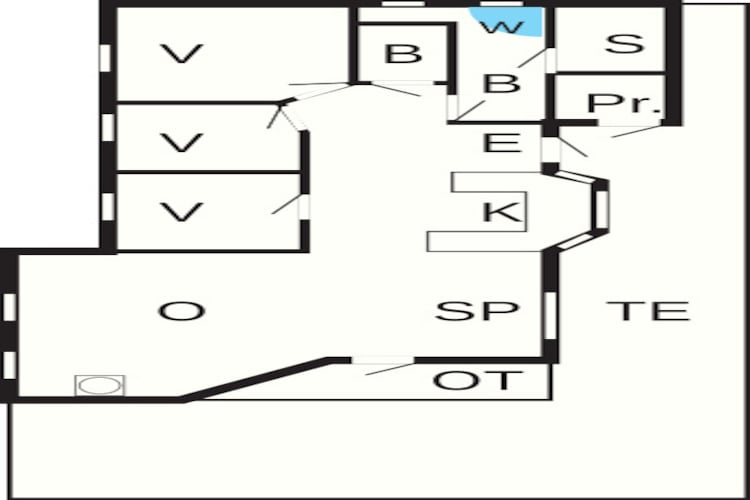 Maison de vacances pour 8 a Sæby-By Traum - Plan