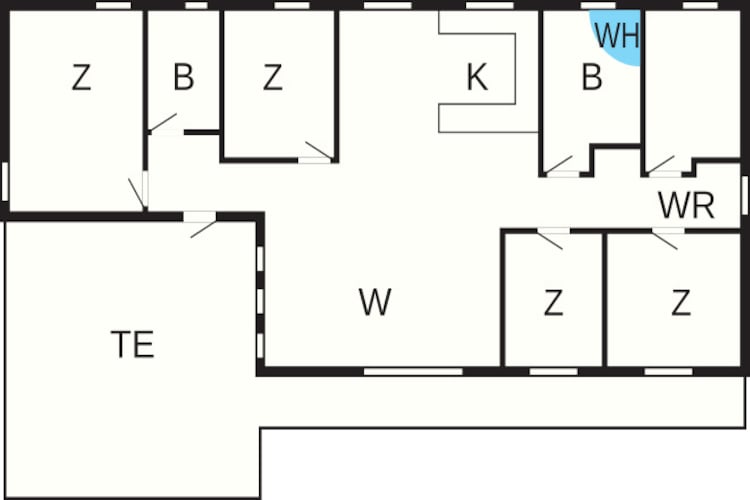 11 persoons vakantie huis in Væggerløse-By Traum - Plattegrond