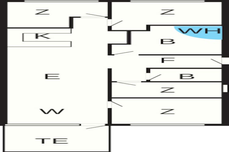 Luxe appartement met jacuzzi - Plattegrond