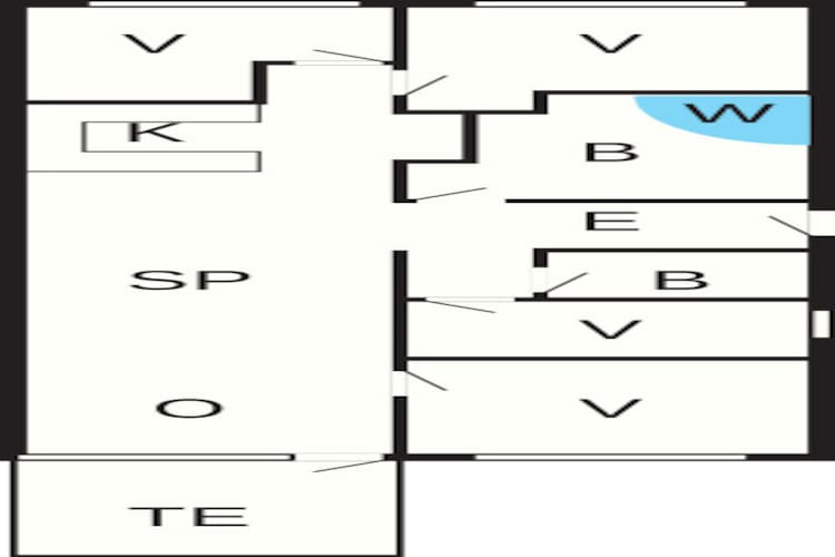 Luxe appartement met jacuzzi - Plattegrond
