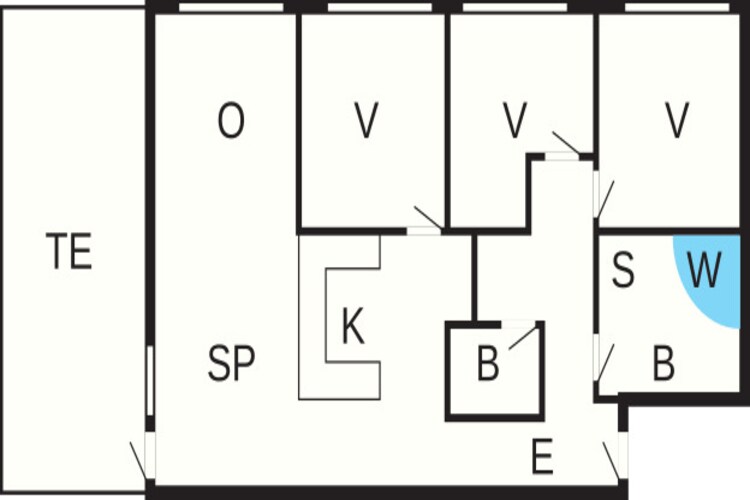 6 persoons vakantie huis in Ringkøbing-Plattegrond