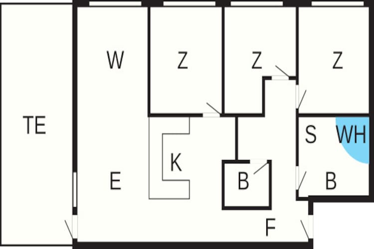 6 persoons vakantie huis in Ringkøbing - Plattegrond