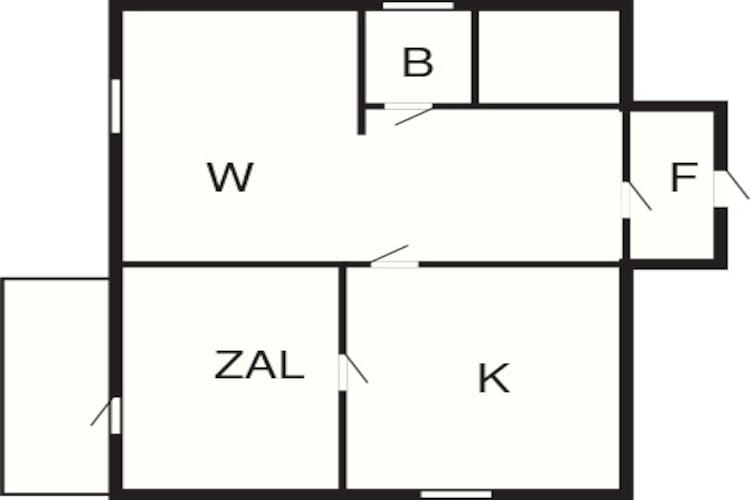 Maison de vacances pour 4 a GÖTENE-Plan d'étage