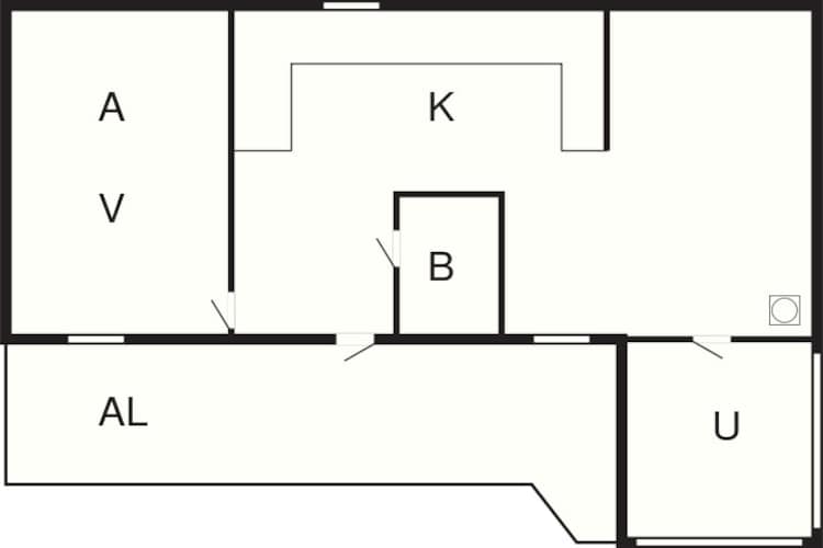 4 person holiday home in DJURHAMN-Floor plan