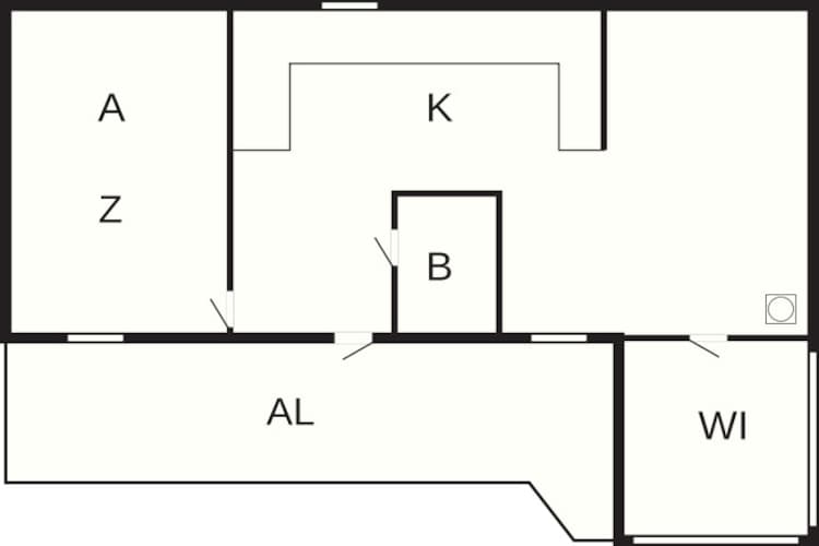 4 person holiday home in DJURHAMN-Floor plan