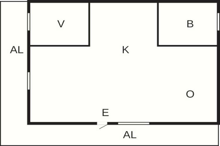 4 persoons vakantie huis in AXVALL-Plattegrond