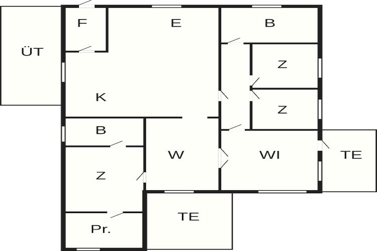 6 persoons vakantie huis in Løkken-Plattegrond