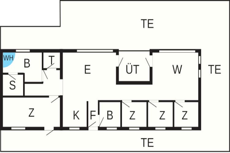 10 person holiday home in Hadsund-Floor plan