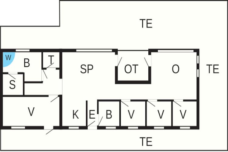 10 person holiday home in Hadsund-Floor plan