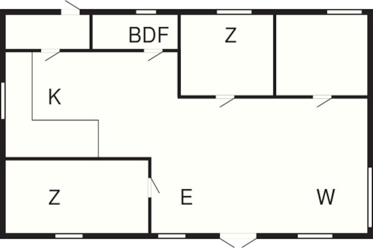 Chalet paisible pres du lac Kvie-By Traum-Plan d'étage