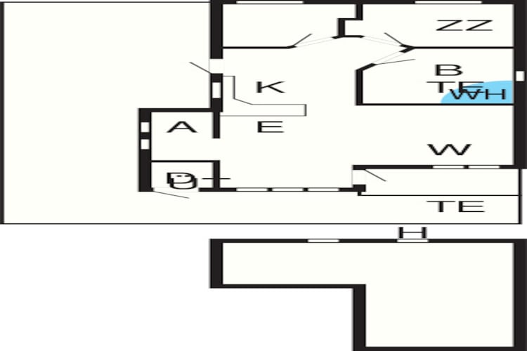 6 Personen Ferienhaus in Humble-Grundriss