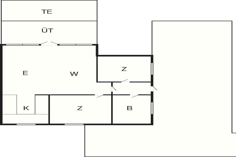 5 Personen Ferienhaus in Hejls-Grundriss