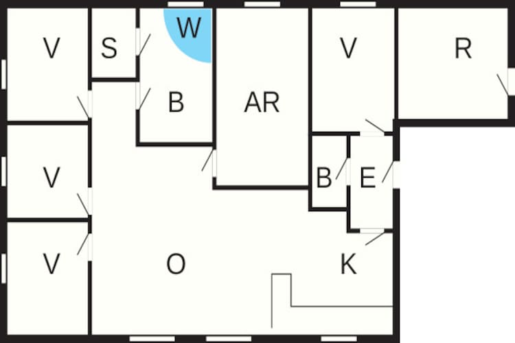 8 persoons vakantie huis in Sydals-Plattegrond
