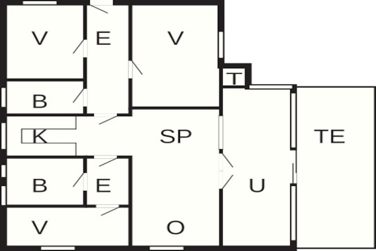 5 person holiday home in Ålbæk-Floor plan