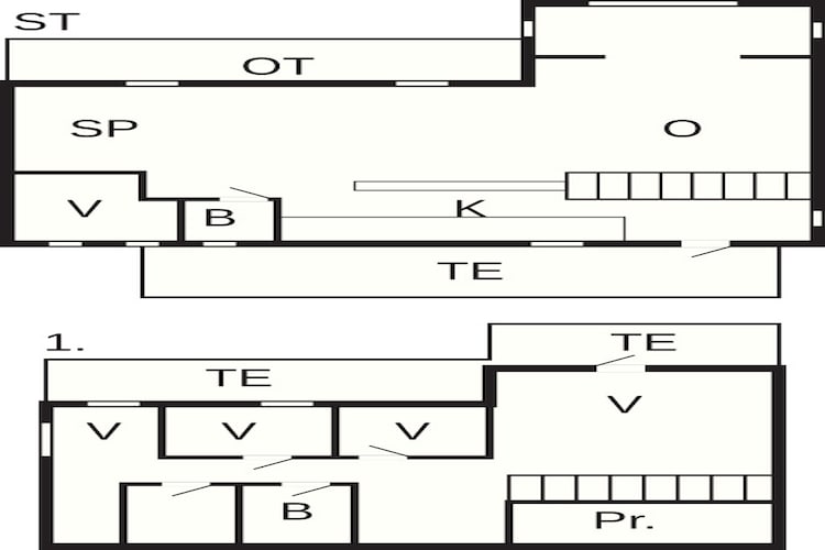 9 persoons vakantie huis in Ebeltoft - Plattegrond