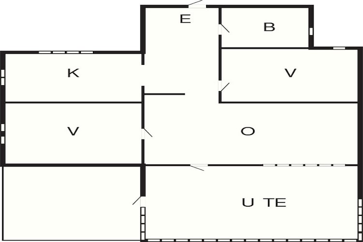 Maison de vacances pour 5 a Uddevalla-Plan d'étage