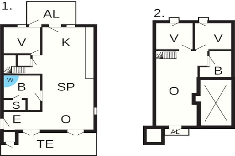 6 persoons vakantie huis in Bagenkop-Plattegrond