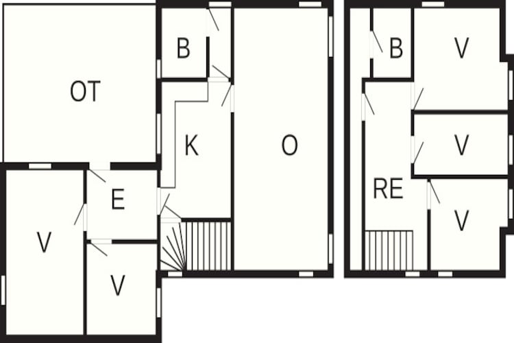 Kusttoevlucht in Hvalpsund-By Traum-Plattegrond