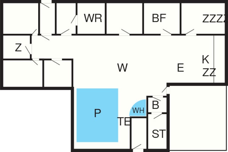 14 person holiday home in Harboøre-Floor plan