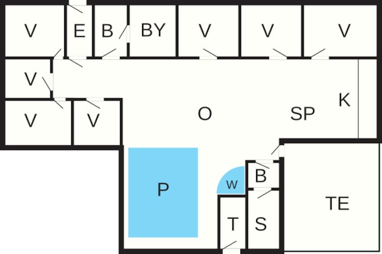 14 Personen Ferienhaus in Harboøre-Grundriss