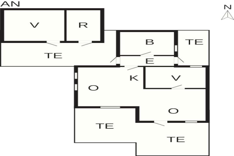 5 person holiday home in Lemvig-Floor plan