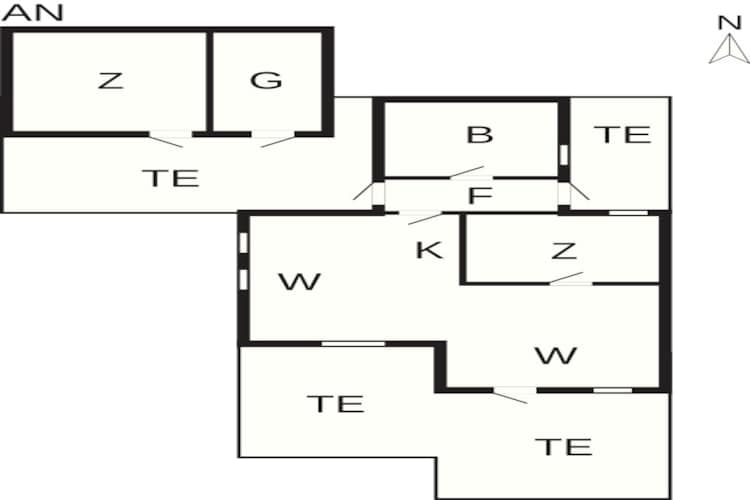5 person holiday home in Lemvig-Floor plan