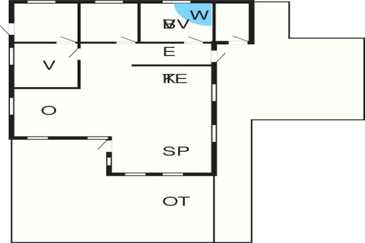 4 Personen Ferienhaus in Hadsund-Grundriss
