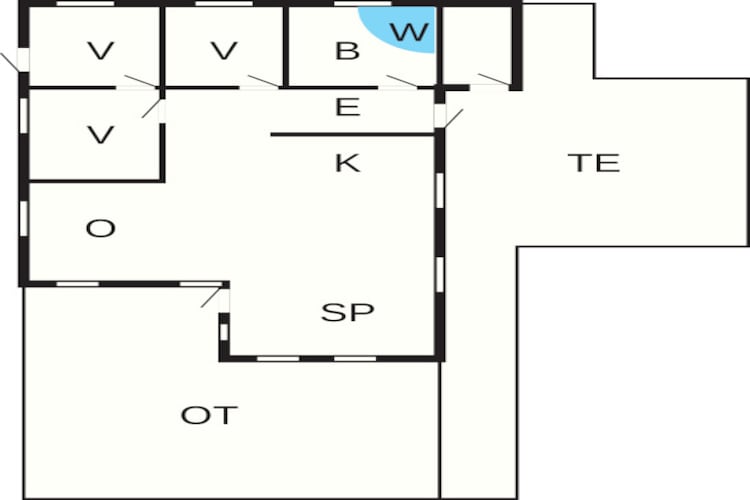 4 persoons vakantie huis in Hadsund-Plattegrond