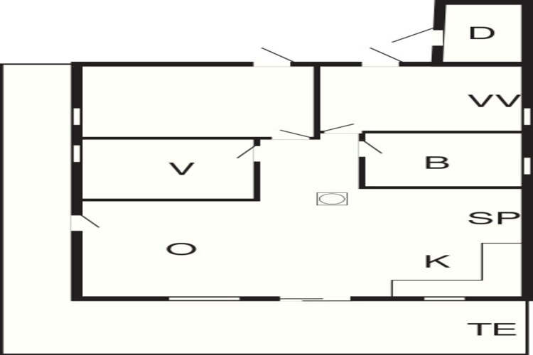 6 persoons vakantie huis in Ringkøbing-Plattegrond